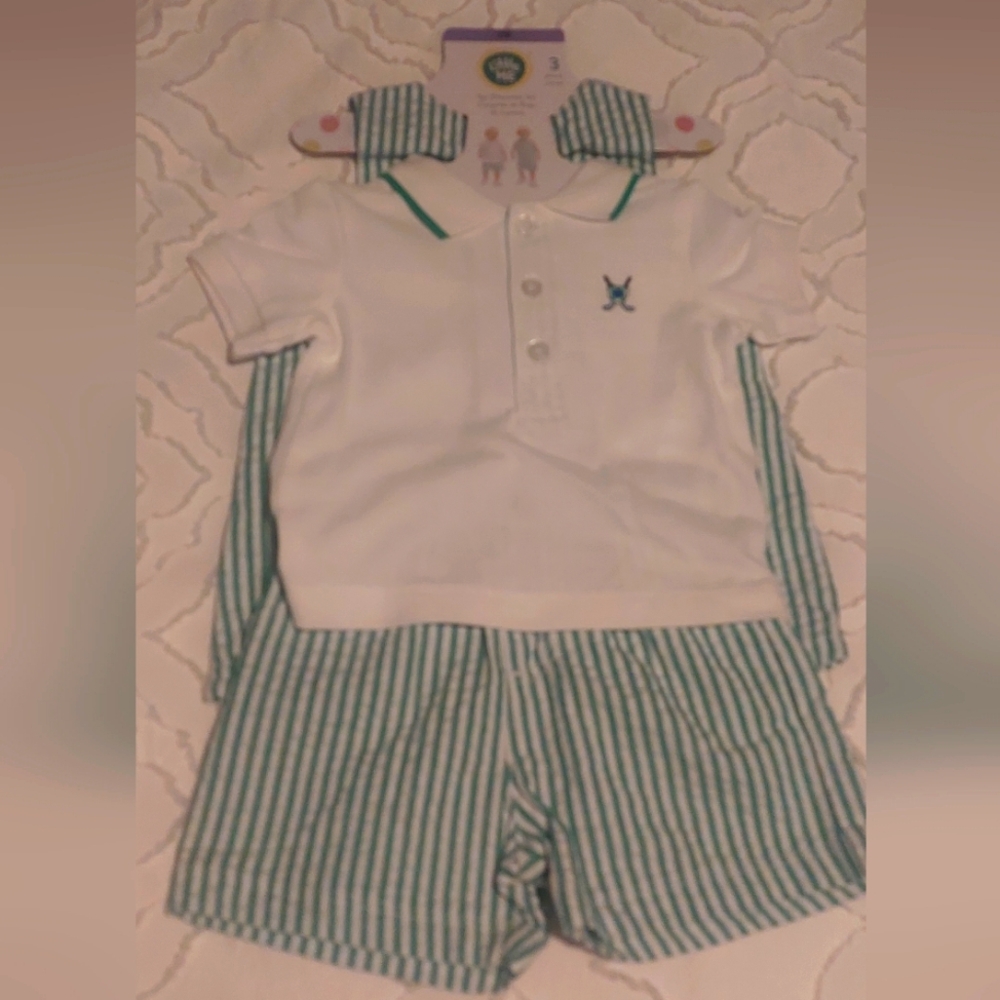 Little Me Infant 3pc Set New 3M